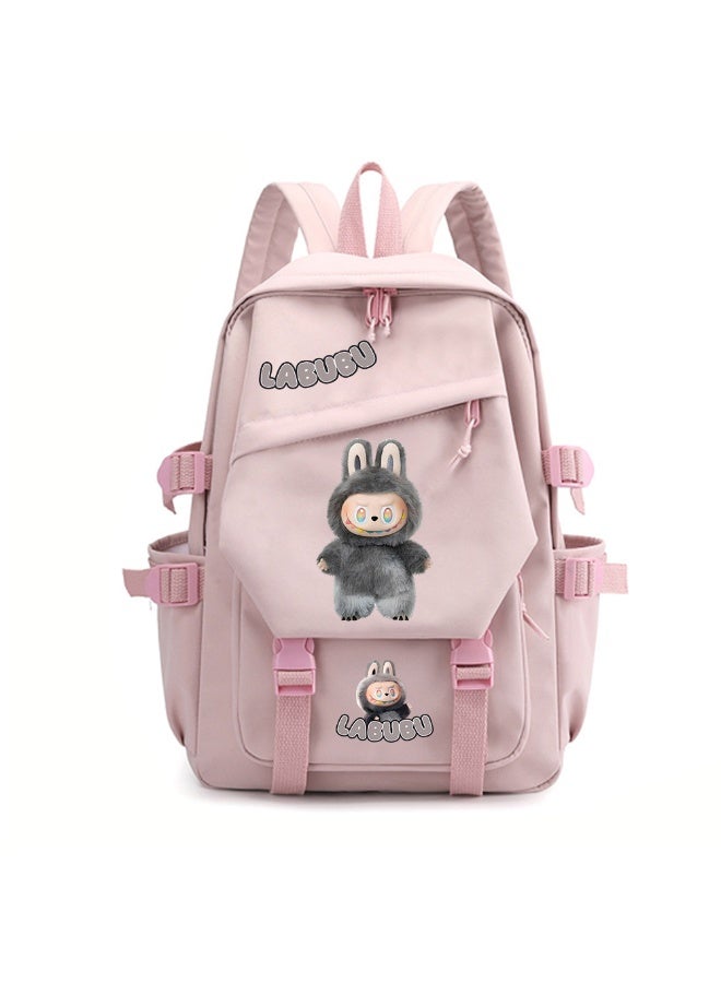 Labubu backpack schoolbags for teenagers and primary school students men and women leisure sports backpacks - Image 1